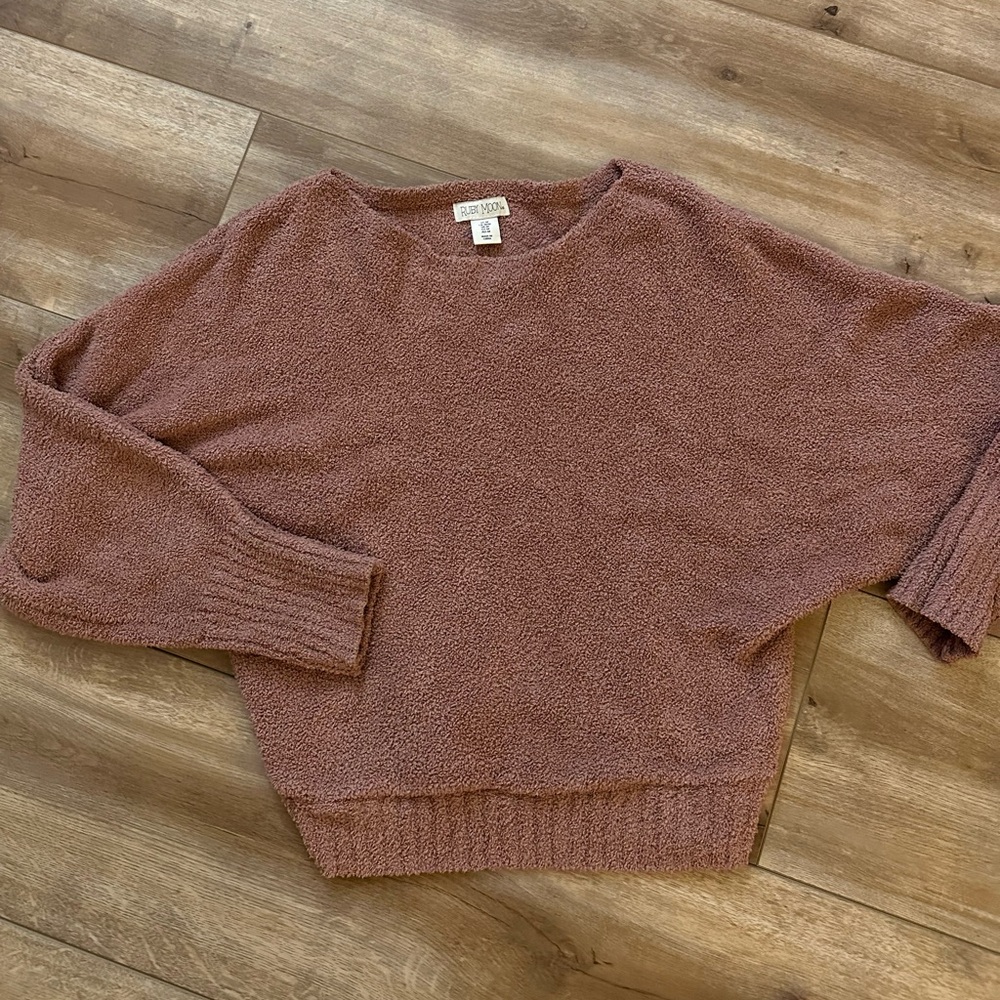 COZY MAUVE OVERSIZED SWEATER